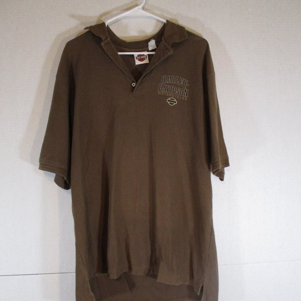 Vintage Harley-Davidson Dealer ship Polo SZ XL